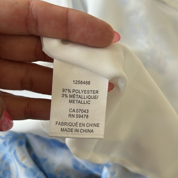 House of Harlow 1960 Floral Metallic Tiered Maxi Dress - Picture 9 of 9